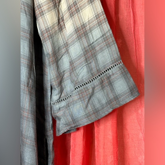 Maurice’s Plaid Ombre Duster kimono - Picture 3 of 3
